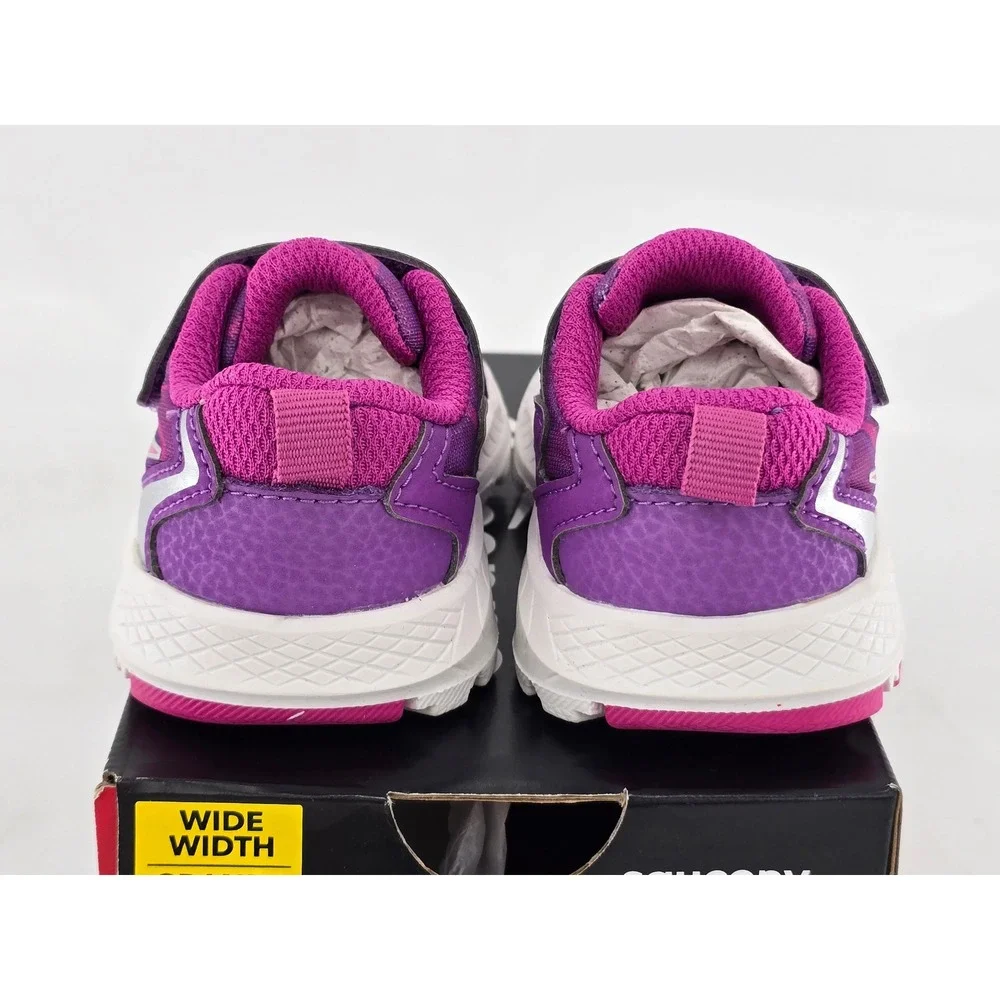 Saucony Ride 20 Sneakers Toddler 3 W Purple Magenta Hook Loop - New